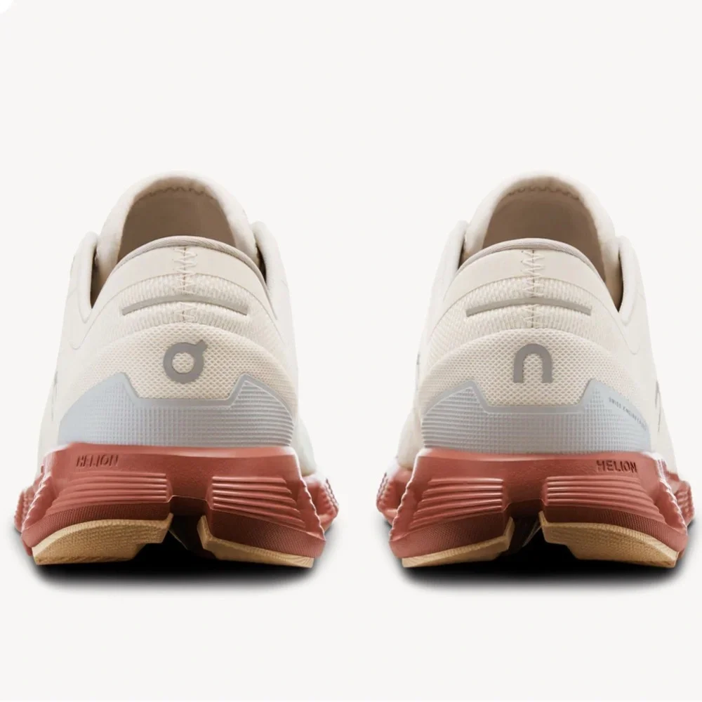 On Cloud X 3 Running Shoe Auburn/Ice Mesh White Women9.5 Men 8 ✨EUC! Trending - Picture 3 of 12